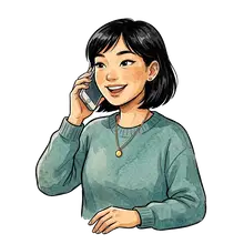 call (on the phone)