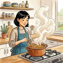 cook (make food)