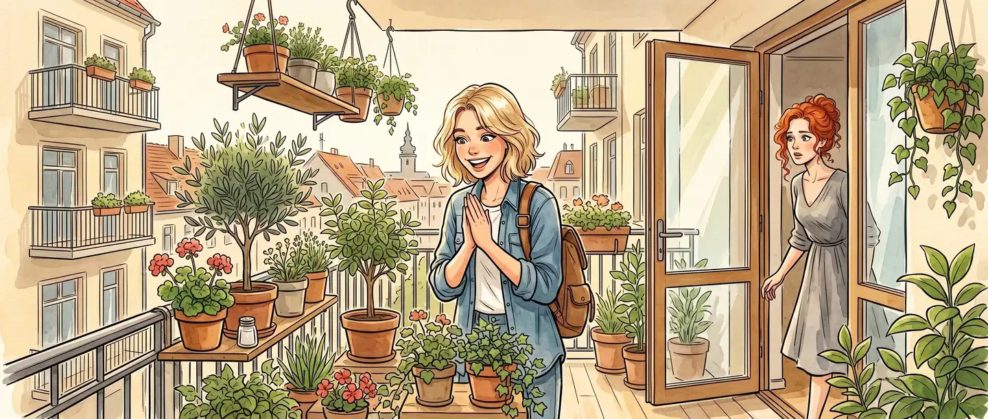Maria liebt Annas Wohnung