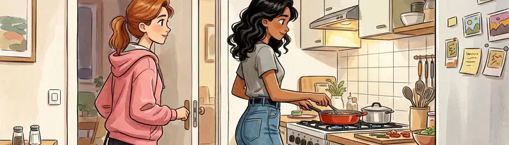 Bei Laura in der WG kochen