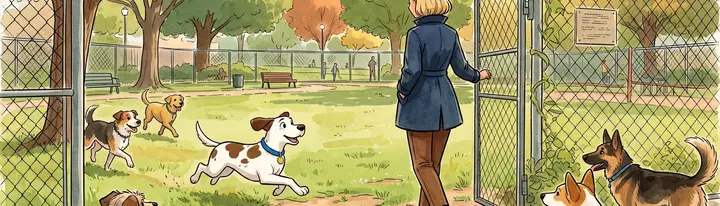 In den Park gehen