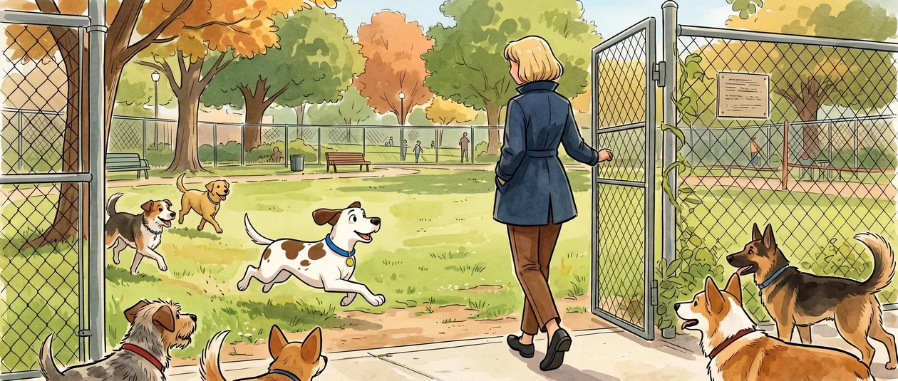 In den Park gehen