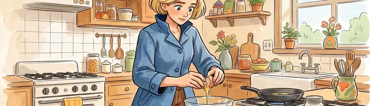 Zu Hause frühstücken