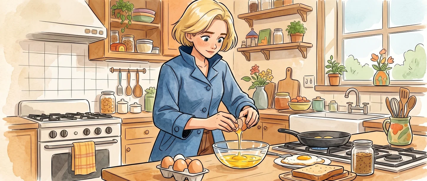 Zu Hause frühstücken