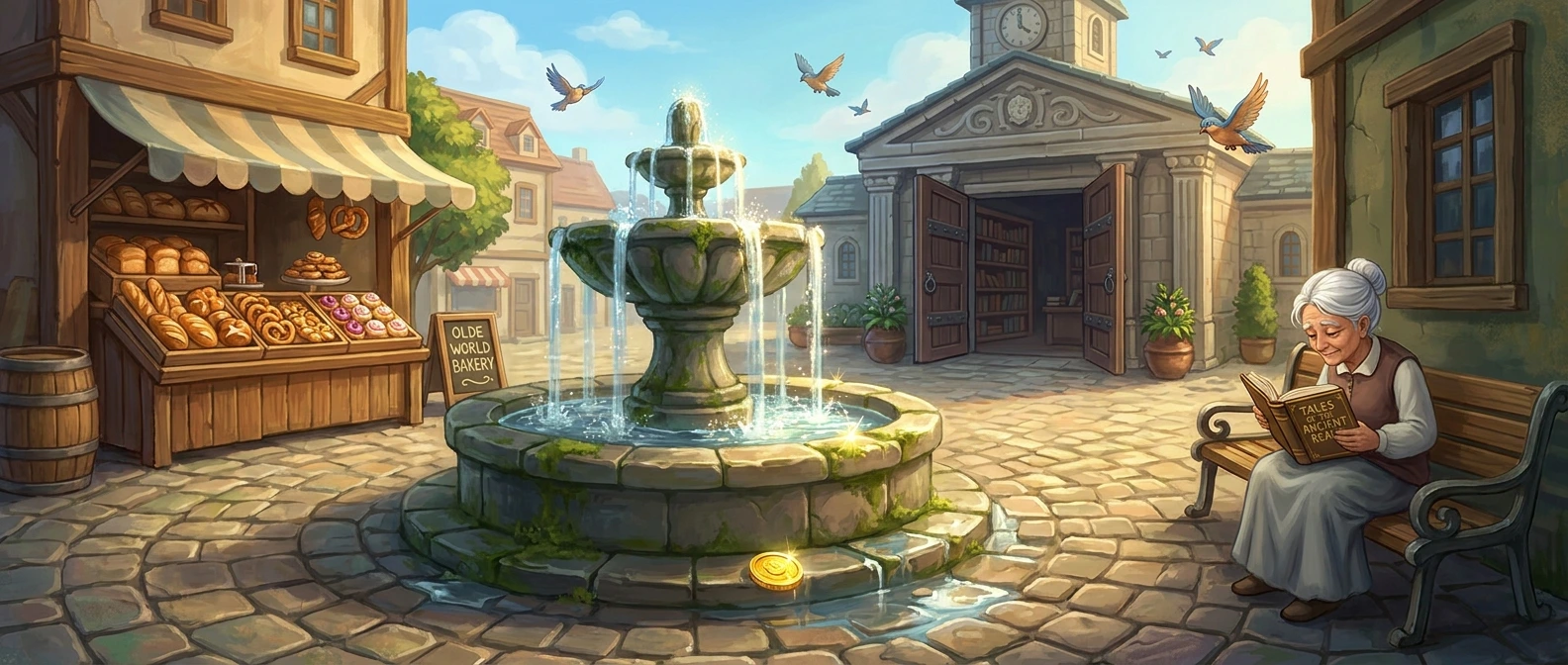 Ankunft am Marktplatz