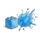 blue