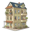 An illustrated home