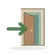 enter / entrance