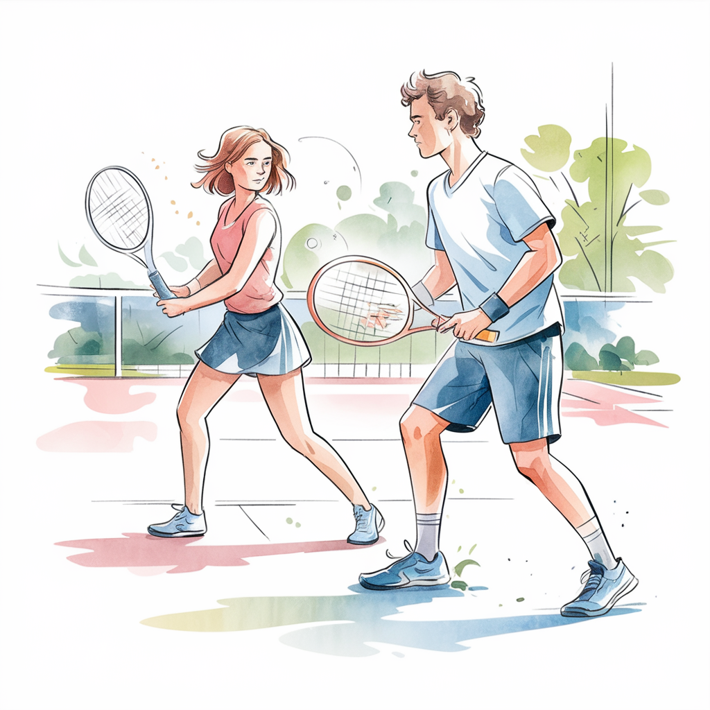 Das Tennisspiel