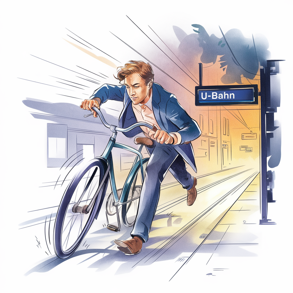 Hannes’ Fahrt zur Arbeit