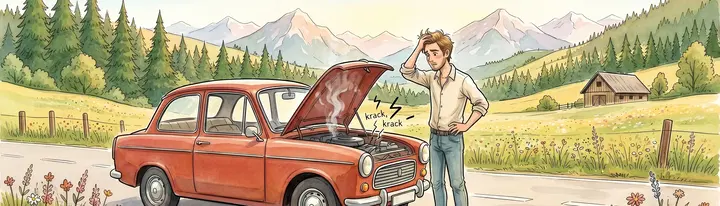 Lukas fährt nach Italien
