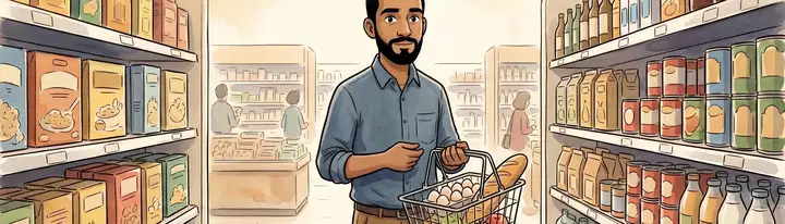 Mohammed kauft ein