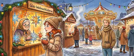 Auf dem Weihnachtsmarkt