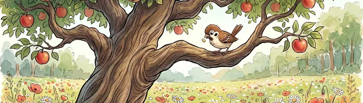 Der alte Apfelbaum