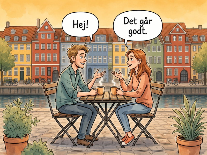 Illustration zu Dänisch