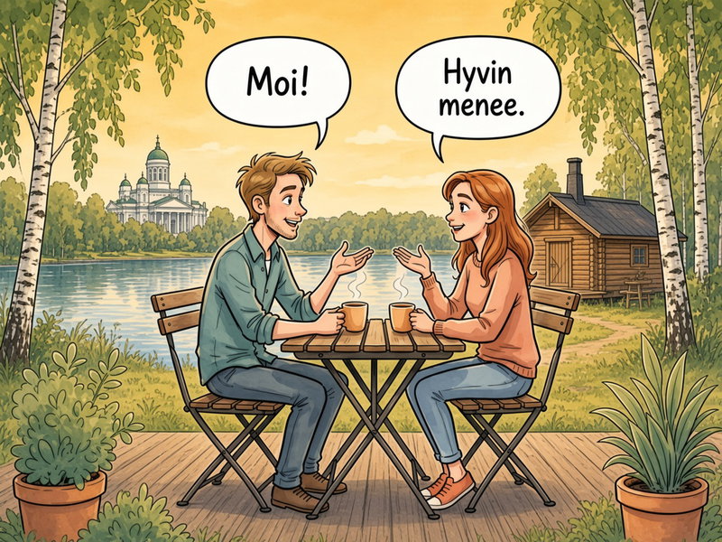 Illustration zu Finnisch