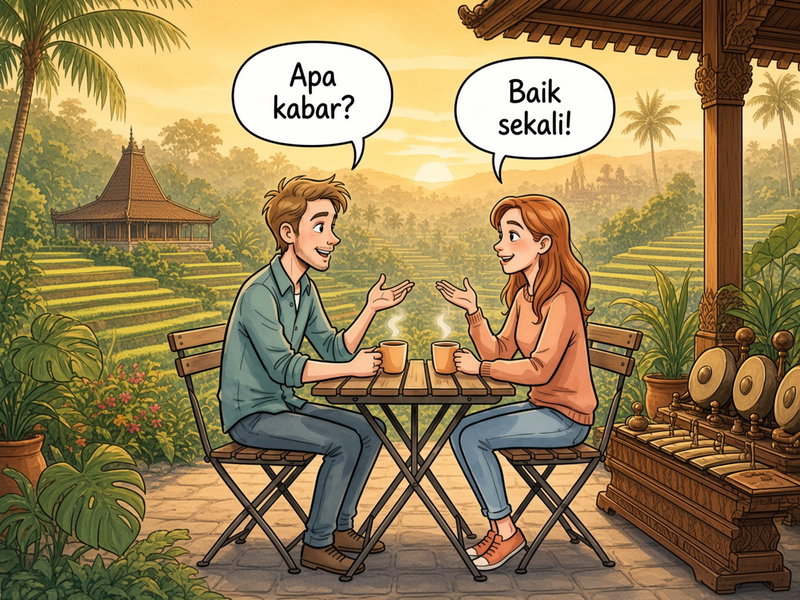 Illustration zu Indonesisch