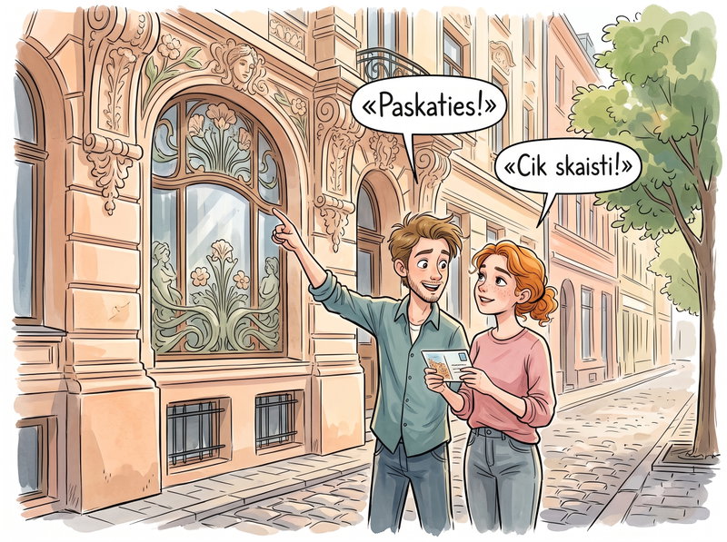 Illustration zu Lettisch