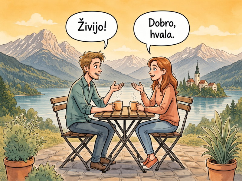 Illustration zu Slowenisch