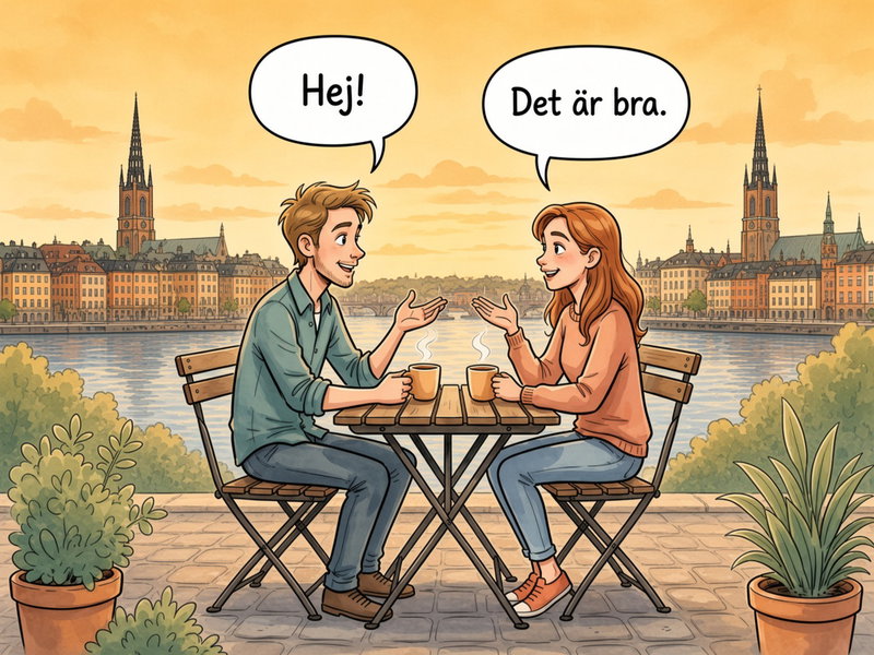 Illustration zu Schwedisch